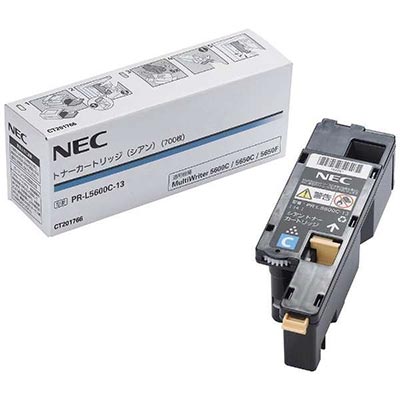 【国内純正】NEC トナーカートリッジ シアン PR-L5600C-13