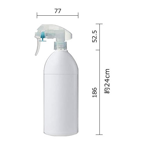 空スプレーボトル400ml 遮光 ミスト噴射 除菌 消毒| .（ティーストック） 10本セット スプレー容器 素材：PE 詰替用 定番大特価